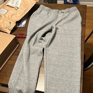 Grey polo relaxed fit joggers.
